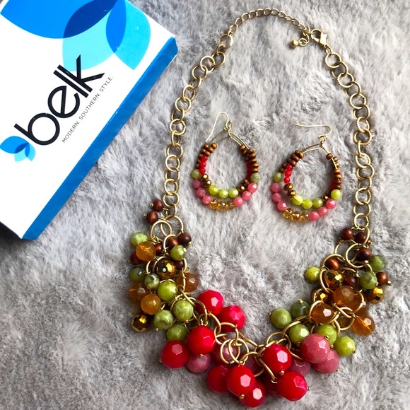 J C Penny Necklace & Earrings matching set - Picture 5 of 7